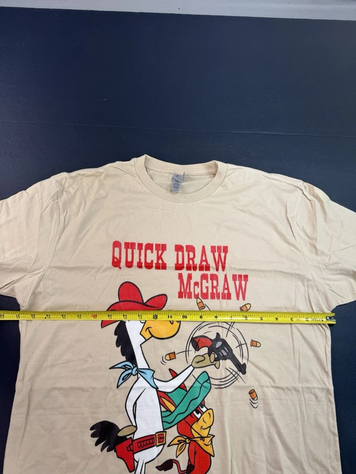 Camiseta Quick Draw McGraw Talla Grande Baba Looey Estampado Gráfico Dibujos Animados NUEVA Foto 3 de 4