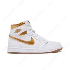 Wmns Air Jordan 1 Retro High Og Metallic Gold FD2596-107