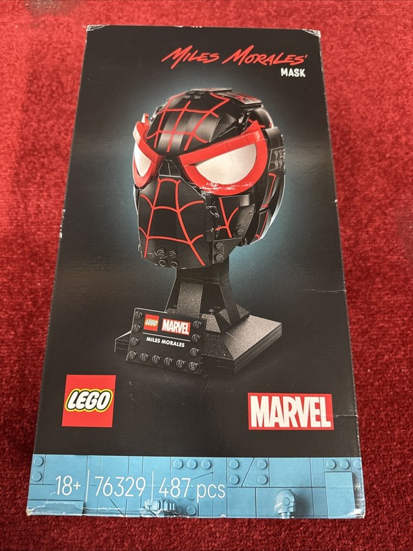 LEGO Marvel: Miles Morales Mask 487pcs (76329) 18+ New&sealed Scratch & Crease B