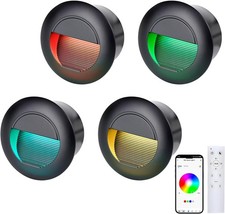 Staircase Light Bluetooth, Outdoor Step Lights RGBW cool white 1.5W 65mm, LED S