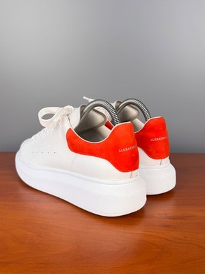Mint! Authentic Alexander McQueen Oversized Sneakers White/Red