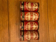 4 Vintage Kendall FULL metal cans Gear Lube T...