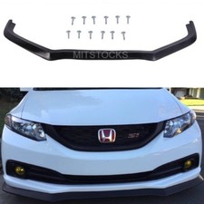 For 2013-2015 Civic Sedan 4 Door Cs Style Add-on Front Bumper Lip Spoiler Pu For 2013-2015 Civic Sedan 4 Door Cs Style Add-on Front Bumper Lip Spoiler Pu