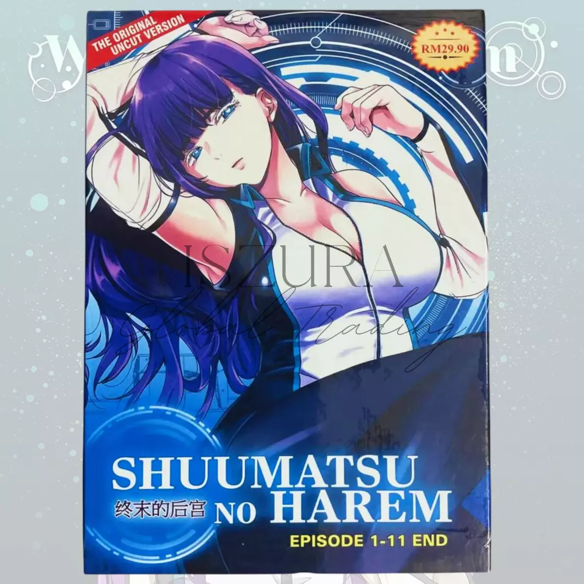 DVD ANIME UNCUT Shuumatsu No Harem Volume 1-11 End English subtitle BOX SET