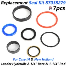 For 87038279 Case-IH & New Holland Replacement Seal Kit 2-1/4" bore & 1-1/4" Rod