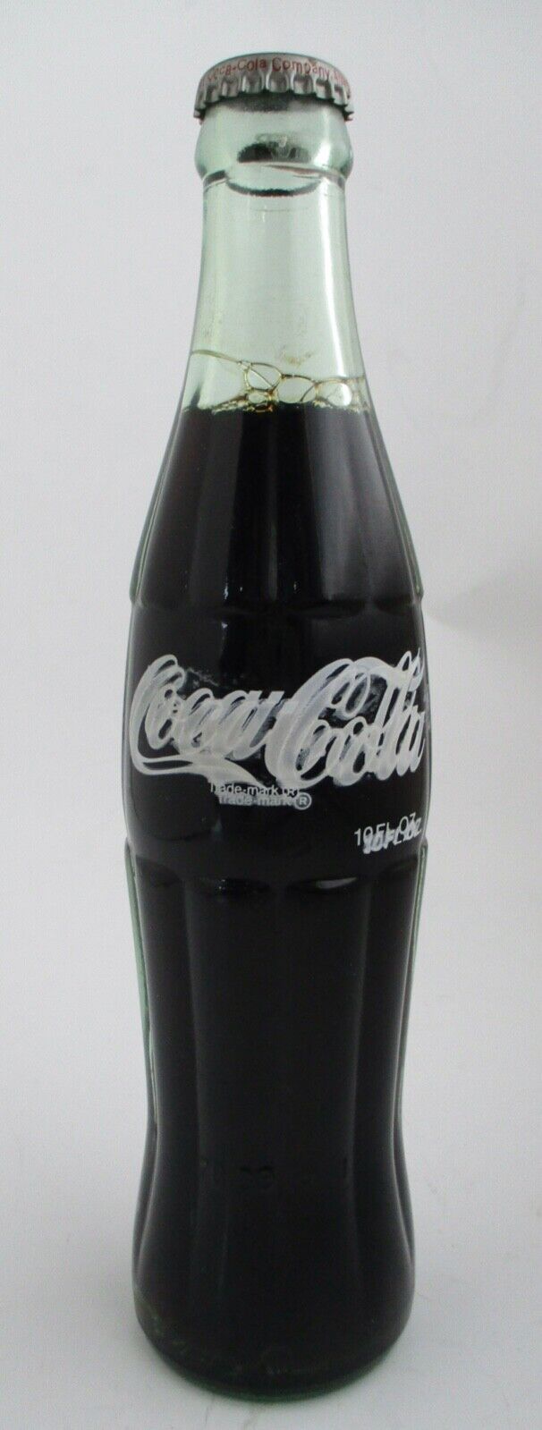 VTG Rare 10 Oz Coca Cola Double Stamped Defect Soda Bottle Full Sealed Dallas TX