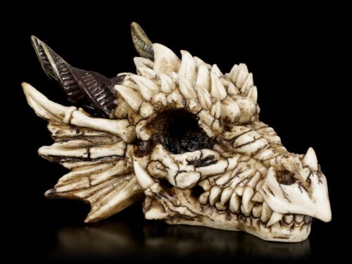 Dragon - Skeleton - Gothique Tête de Dragon Mort Dragon Figurine - Afbeelding 1 van 7