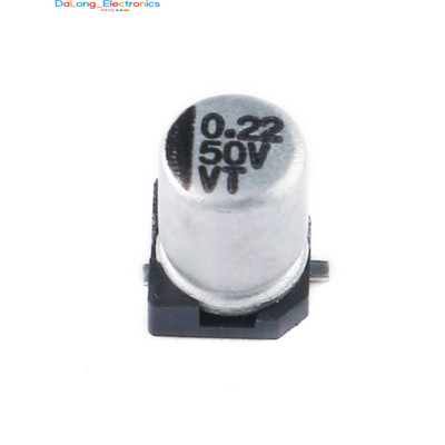 (500 Pcs)High-Quality SMD AECCAP 50V 0.22UF 4*5.4mm SMD Electrolytic CAP