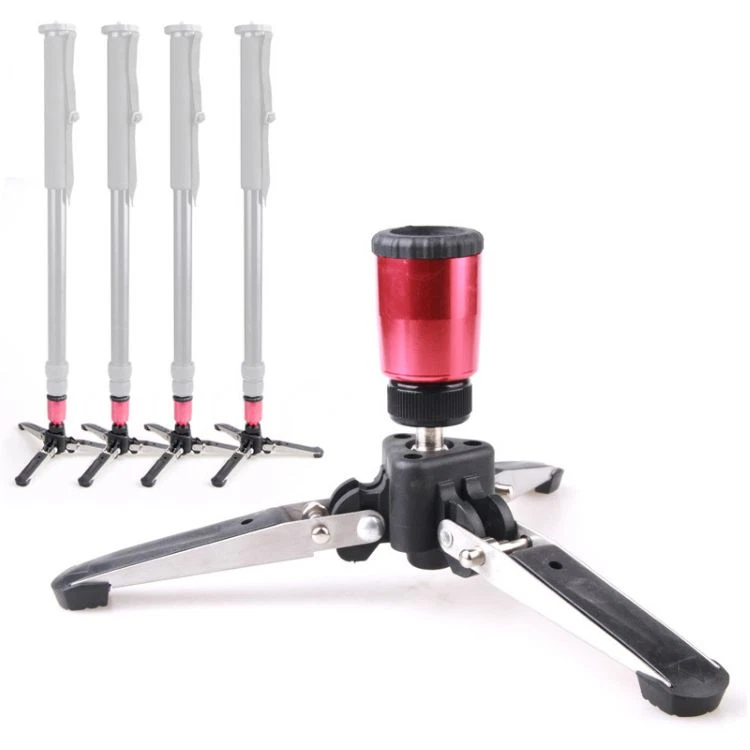 Mini Stand Support Bracket Base 3/8 Three legs for Monopod Benro Manfrotto  DSLR | eBay