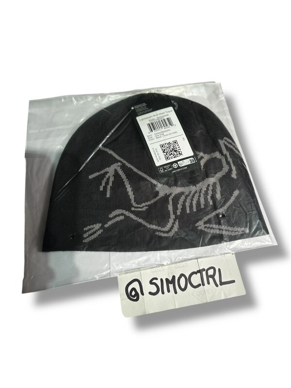 Cappellino Arc'teryx lightweight bird head toque black void