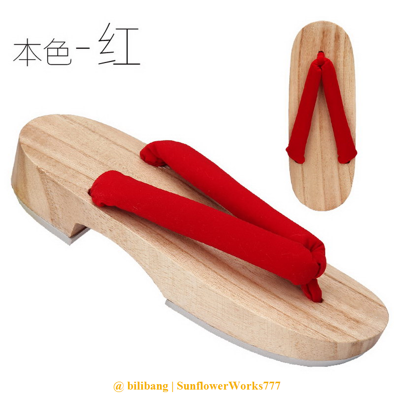 SAOLA Zocchi giapponesi Geta Demon Slayer pantofole sandali infradito suola tronco calze gratuite