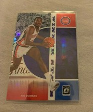 Joe Dumars Donruss Optic Winner Stays Purple Prizm + Detroit Pistons