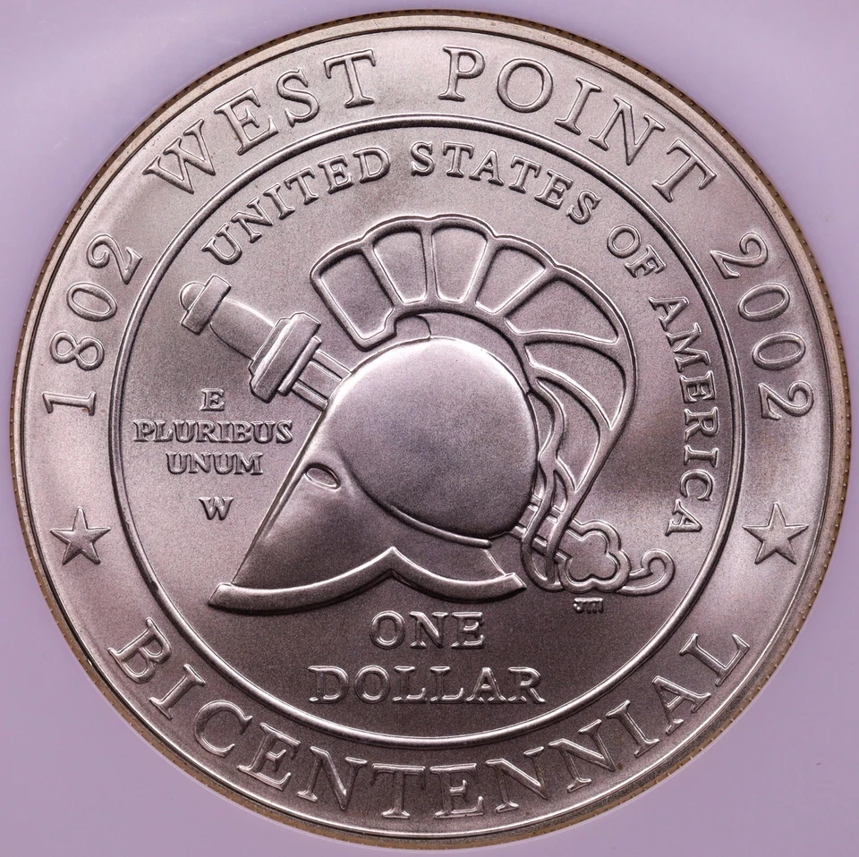 2002-W West Point Commemorative Silver Dollar NGC MS70 ***RARE ORIGINAL COIN*** - Image 4 of 4