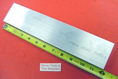 #ad #ad 1 2quot; X 2quot; ALUMINUM 6061 FLAT BAR 12quot; long T6511 Solid Extruded New Mill Stock $21.51