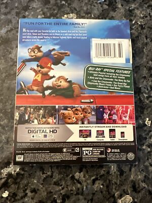 Alvin and the Chipmunks: The Road Chip (Blu-ray, 2015) W/ Slip