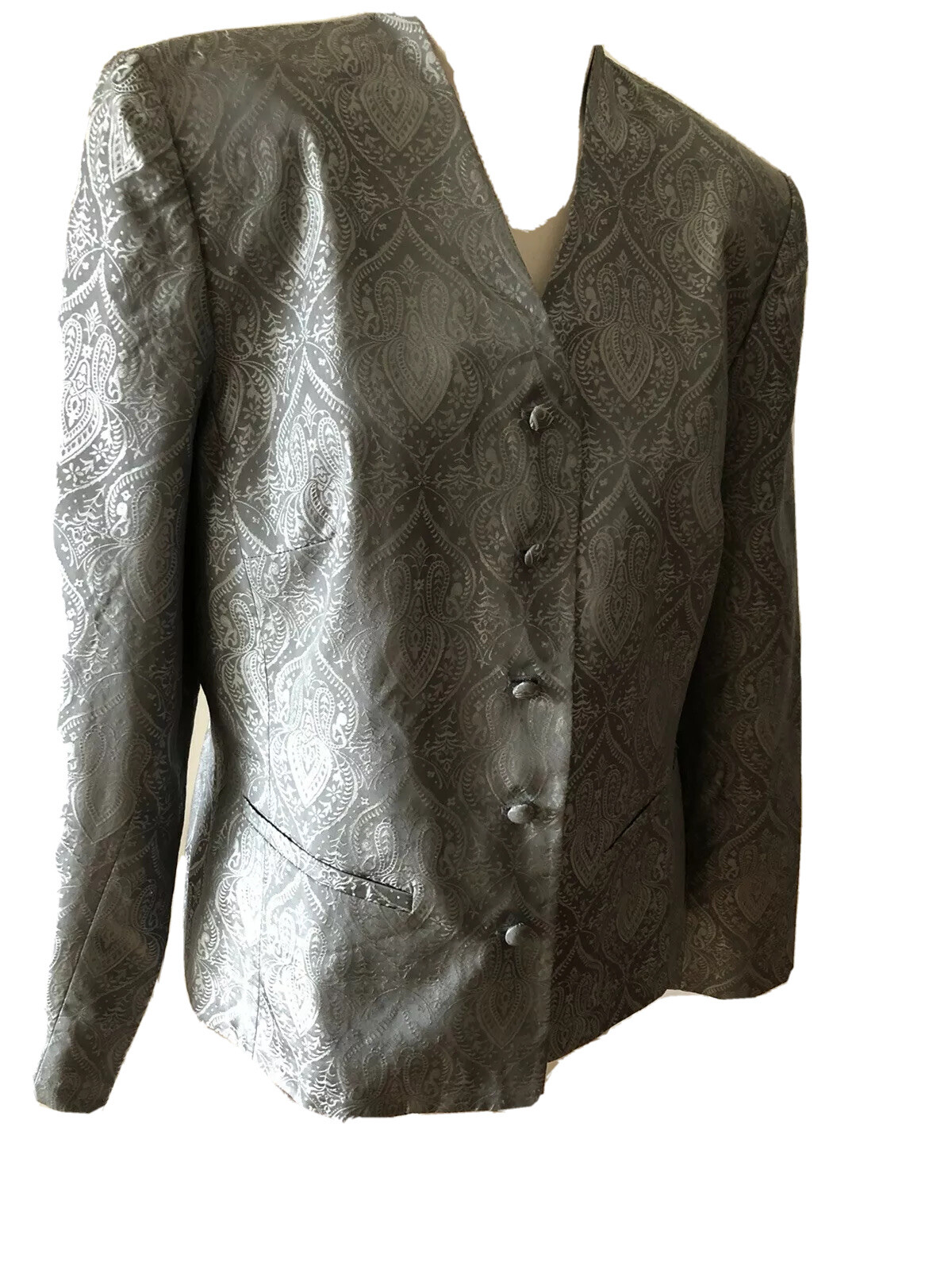 TA TRAVIS AYERS Women's Blazer Jacket Size 12 Chartre… Gem