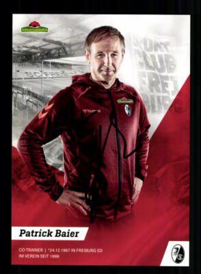Patrick Baier autograph card SC Freiburg 2019-20 original signed