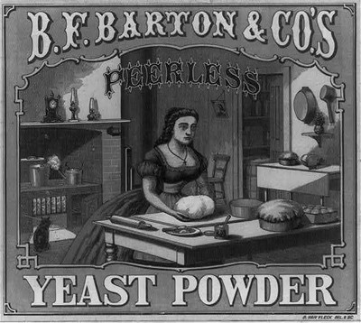 Photo:Trademark for B. F. Barton & Co.'s Peerless Yeast Powder 1879