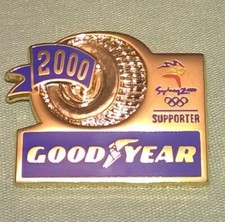 GOODYEAR 2000 Sydney Olympics Supporter Pin Trofe #93902