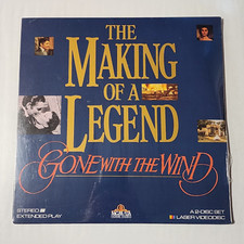 SEALED THE MAKING OF A LEGEND GONE WITH THE WIND MOVIE LASERDISC VIDEODISC