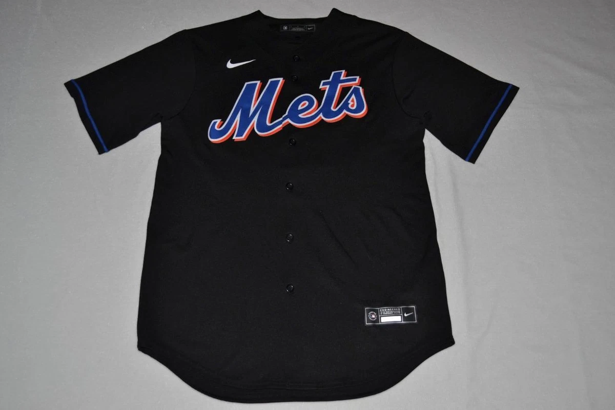 Nike Men s NEW York Mets Francisco Lindor Black Cool Base