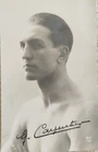 GEORGES CARPENTIER 1921 BOXING SIGNED POSTCARD BY NOYER FRANCE