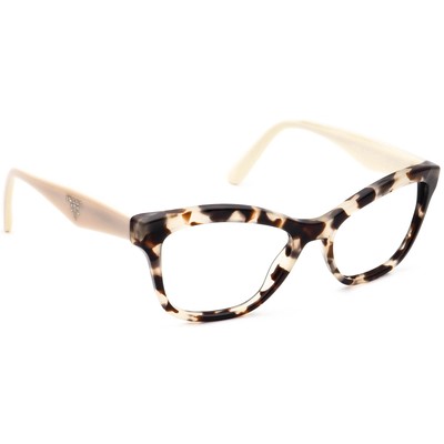 Prada Eyeglasses VPR 29R UAO-1O1 Opal Orchid Tortoise Frame Italy 52[]17 140
