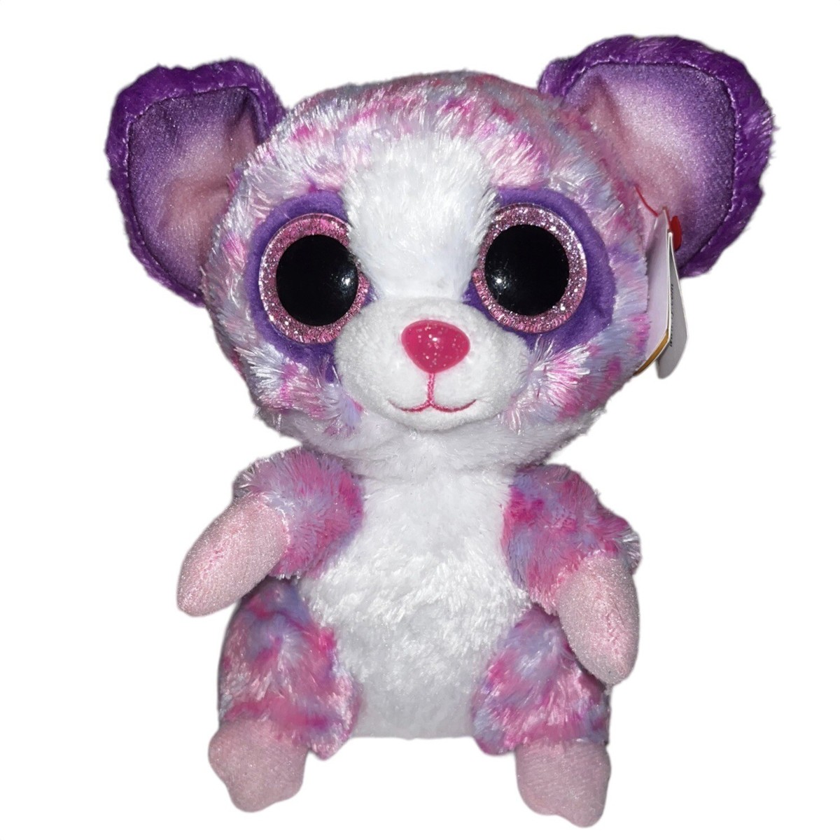 2022 TY Beanie Boos BECCA the Bush Baby Pastel Pink Purple Tie Dye