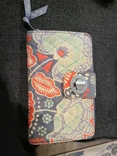 VERA BRADLEY Turnlock Clutch Wallet Multi EUC