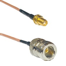 RG316 SMA FEMALE to N FEMALE RF Cable Rapid-SHIP LOT