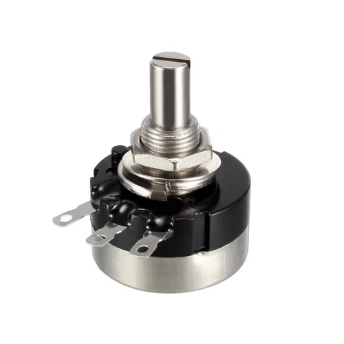 RV24YN20S Potenziometro Pellicola Carbonio Singolo Giro Resistenza Regolabile 100R-1MΩ/Ohm - Foto 6 di 8