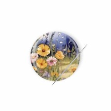 Watercolor Floral Design - Magnetic Needle Minder - Perfect for Cross Stitching
