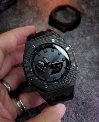Casio AK G-Shock GA-B2100-1A1 - All Black + Solar + Bluetooth