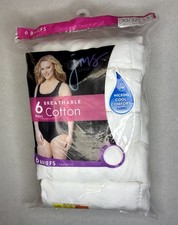 Hanes Women's Breathable Cotton Tagless Briefs - 6 Pack Size 30/32 13 New In Pkg