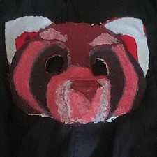 RED PANDA ANIMAL/THERIAN/FURRY/OTHERPAW MASK HAND MADE