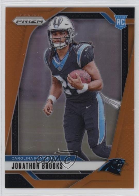2024 Panini Prizm Rookies Orange 213/249 Jonathon Brooks #357 Rookie RC 1ea7