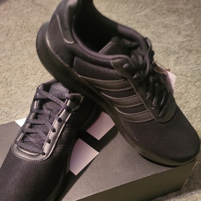 Adidas Lite Racer 3.0 Mens Size 11 Triple Black Sneakers New W/Box Casual Shoes 