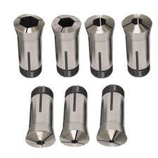 7PC 5C Hex. Collet set 0.0006TIR 1/4", 5/16", 3/8", 1/2", 5/8", 3/4", 7/8" USA