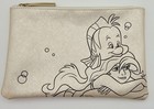 BioWorld Disney The Little Mermaid Ariel Flounder Princess Cosmetic Bag Only
