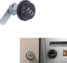 3 Pack Combination Cam Lock RV Password Coded Lock for 3-Digit 90 Degree Rota...