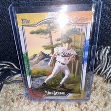 2025 Topps X Bob Ross the Joy of Baseball - Cal Ripken Jr. #66 /99 Orioles