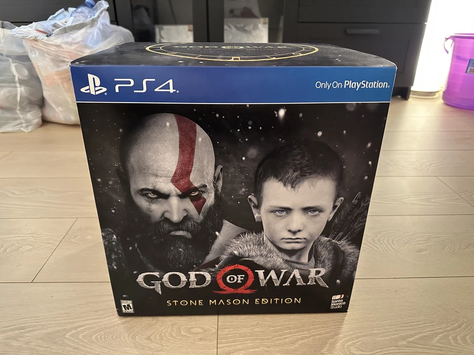 God of War: Stone Mason Edition - PS4 (selado de fábrica/novo em folha/nunca aberto) - Imagem 3 de 4