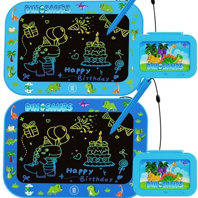 2Pack LCD Writing for ,10Inch Colorful Reusable Electronic Doodle Board Drawi...