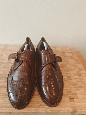 Vintage Debenhams Leder Mönch Schuhe Größe 9