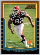 2000 Bowman Courtney Brown #169 Cleveland Browns Rc Rookie Football Card. rookie card picture