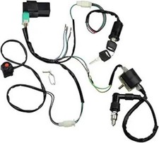 Wiring Loom Ignition Co Size: 50cc-160cc Wiring Harness Kit with 2-Coil Stator