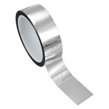 Metalized Polyester Film Tape 1-3/8 in x 55 Yard Glossy Silver