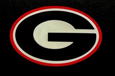 3d Bumper - Georgia Baseball Helmet Emblem