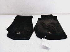 04-09 NISSAN 350Z Conv. Front Floor Mat Pair x2 Black OEM 