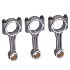 3Pcs Connecting Rod 1G687-22010 1G962-23015 For Kubota D902 Engine BX1860 BX2360